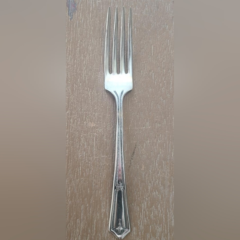 Branford Rogers Silverplate 1920's Bouquet Vendome Dinner Fork